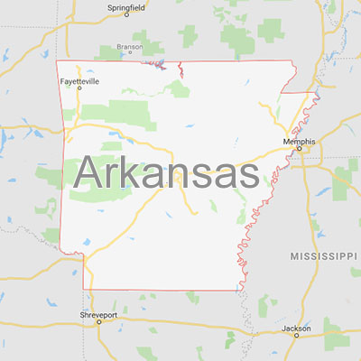 Arkansas state map