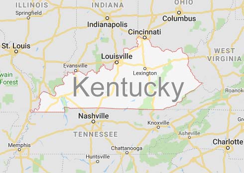 Kentucky state map