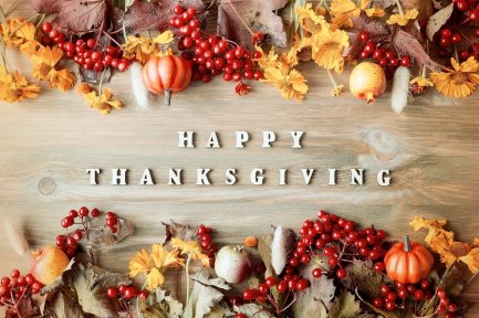 Thanksgiving Announcement!